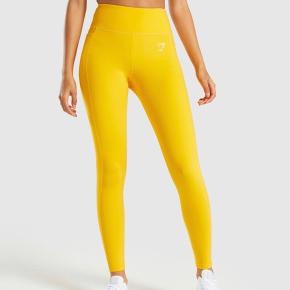 Gymshark Pants - GymShark “Dreamy” Yellow Leggings